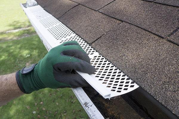 gutter guards can help deter pests like birds, rodents, and insects from making nests in your gutters